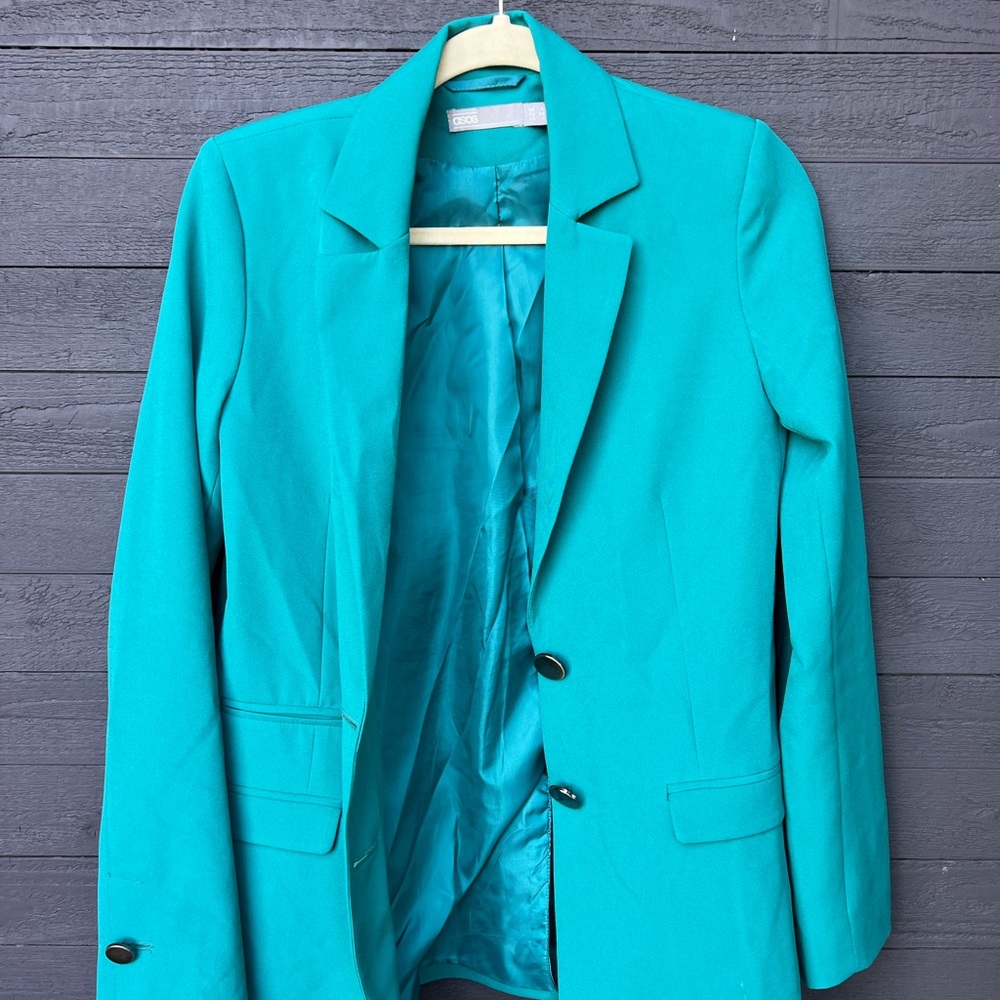 Teal Spring/Summer ASOS Blazer